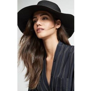 Madewell Mesa Packable Straw Fedora Hat
